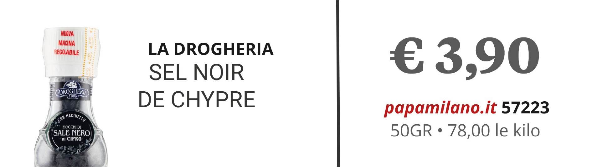 LA DROGHERIA SEL NOIR DE CHYPRE